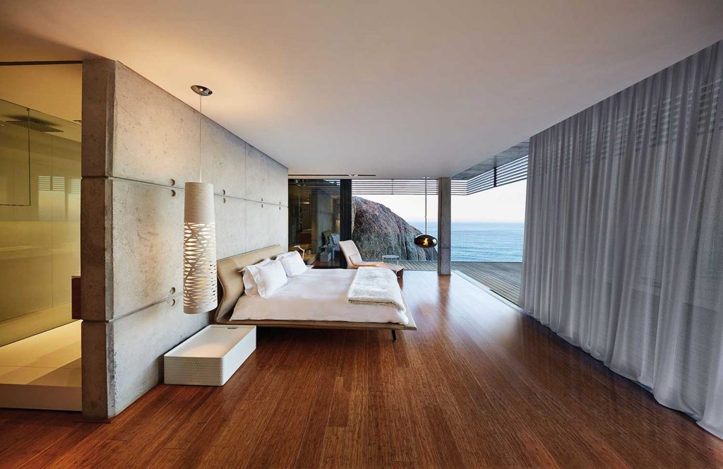 Recessed curtain track system