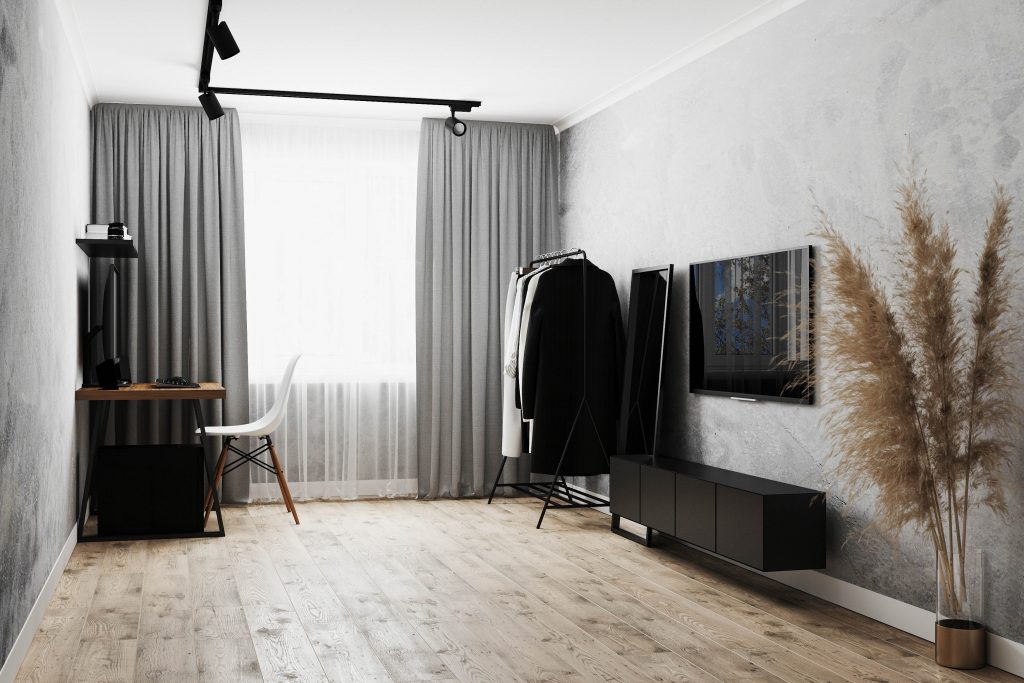Ceiling Curtain Track System