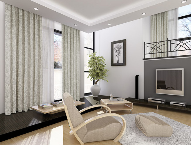 S Fold Curtains 2 interior of empty modern living room with sofa and VDNLADH1 1024x683 1-harvey-blinds