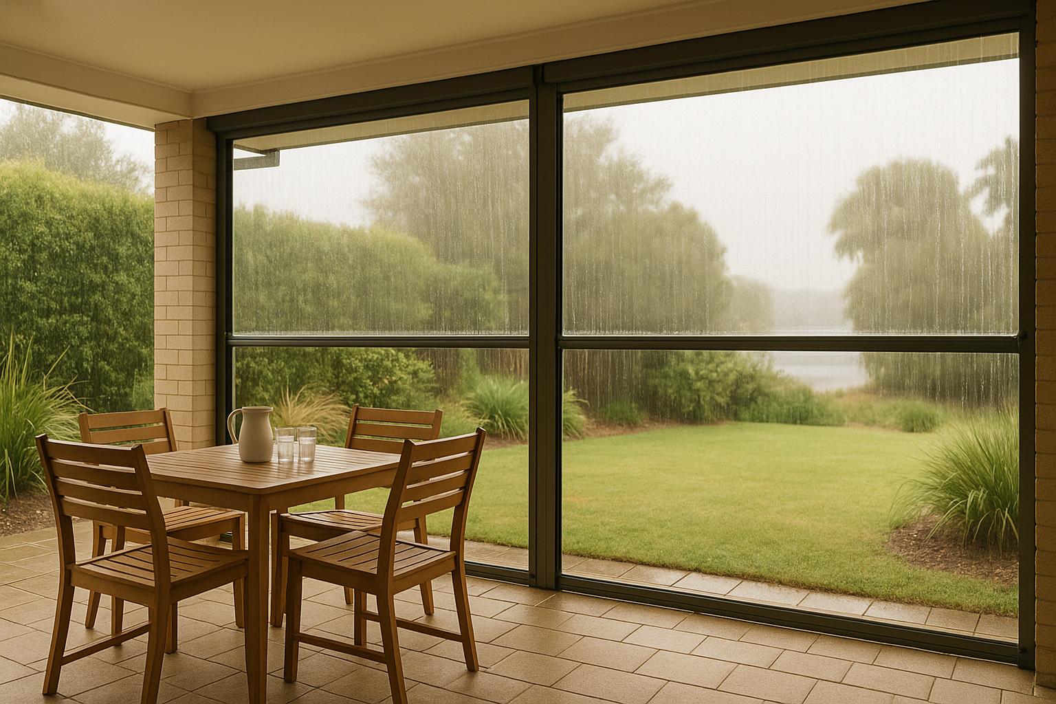 pvc blinds outdoor blinds in patio