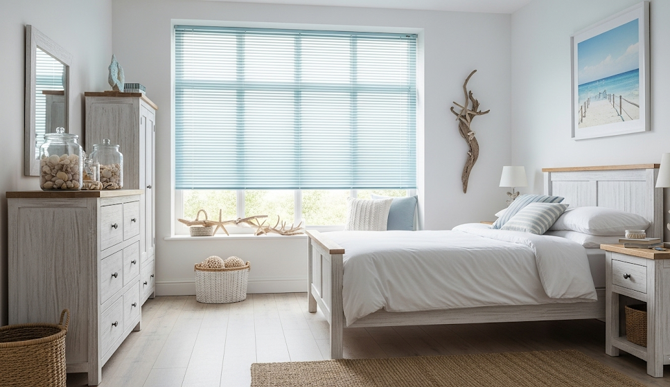 coastal style bedroom 1-harvey-blinds